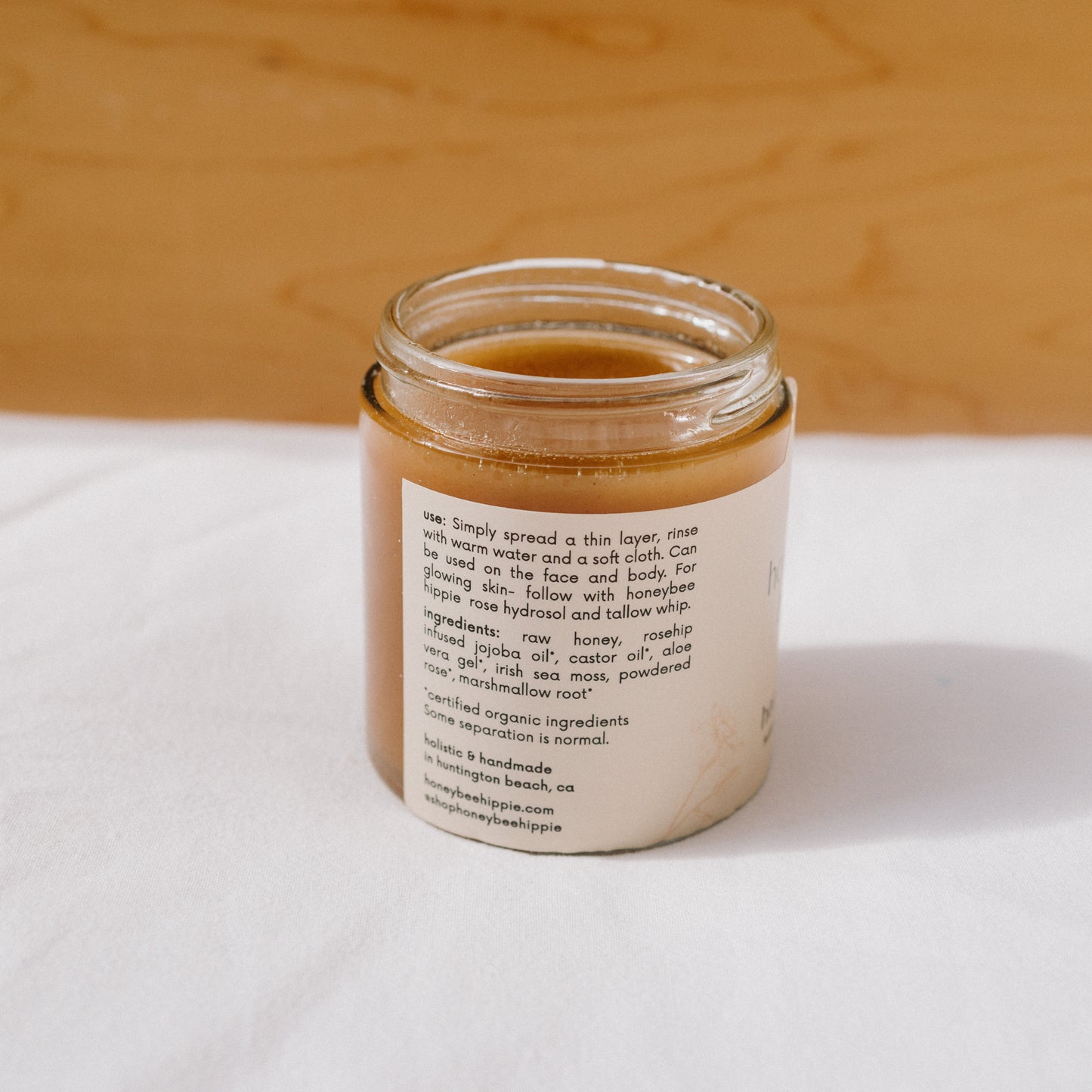 honey glow herbal honey & oil wash (new jar)