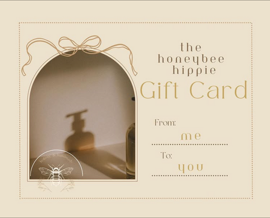the honeybee hippie gift card