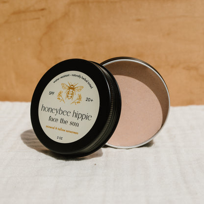 face the sun - herbal tinted mineral & tallow skin protection