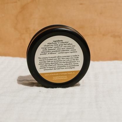 face the sun - herbal tinted mineral & tallow skin protection